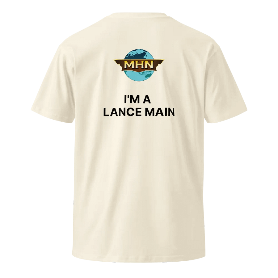 Lance Main MHN Emblem Unisex T-Shirt White/Natural product image (5)