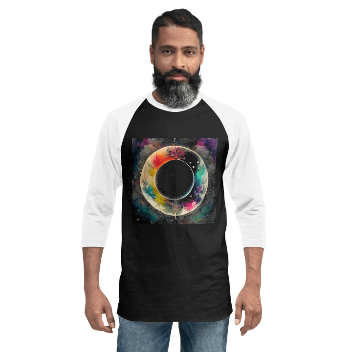 Cosmic Blossom ¾ Sleeve Tee product image (2)