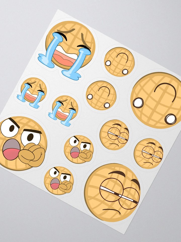 Waffleman Emote Stickers (Series 3) product image (2)