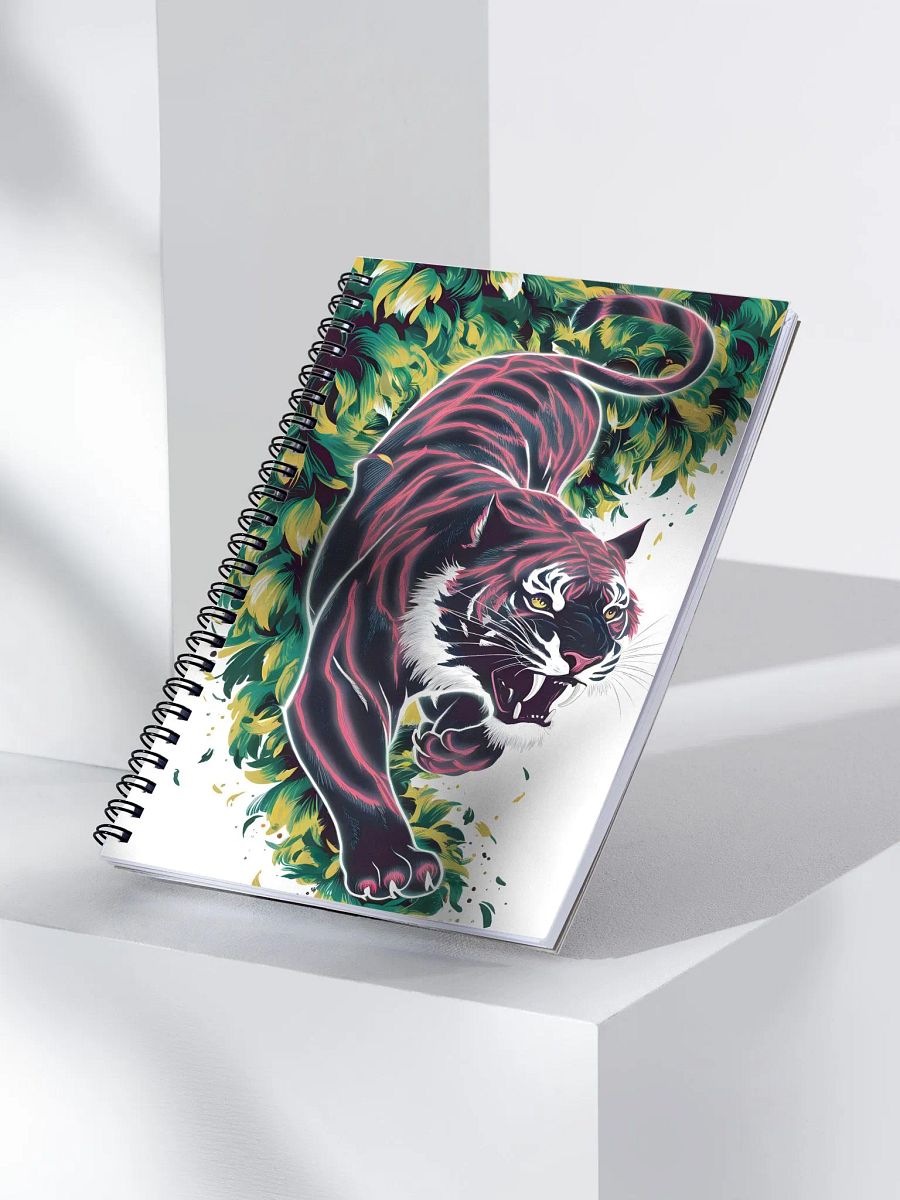 Vibrant Tiger Roar Spiral Notebook product image (4)