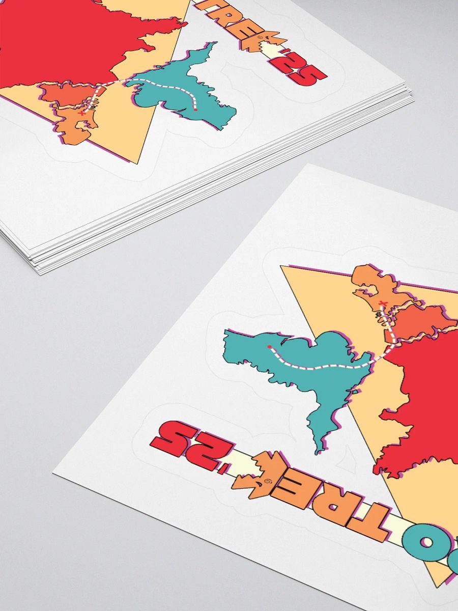 Euro Trek '25 Stickers (limited time only) product image (4)