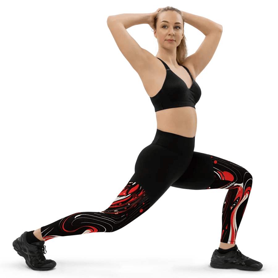 Dynamic Swirl - All-Over Sports Leggings product image (5)