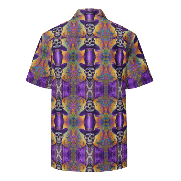 Psychedelic Skeletons Hawaiian Shirt product image (2)