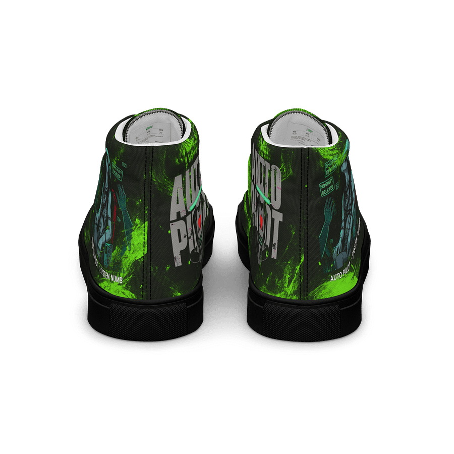 Living in Auto Pilot Men's High Top product image (4)