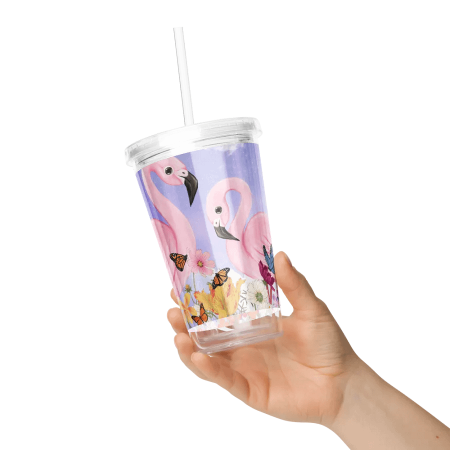 Floral Flamingo Paradise Tumbler product image (4)