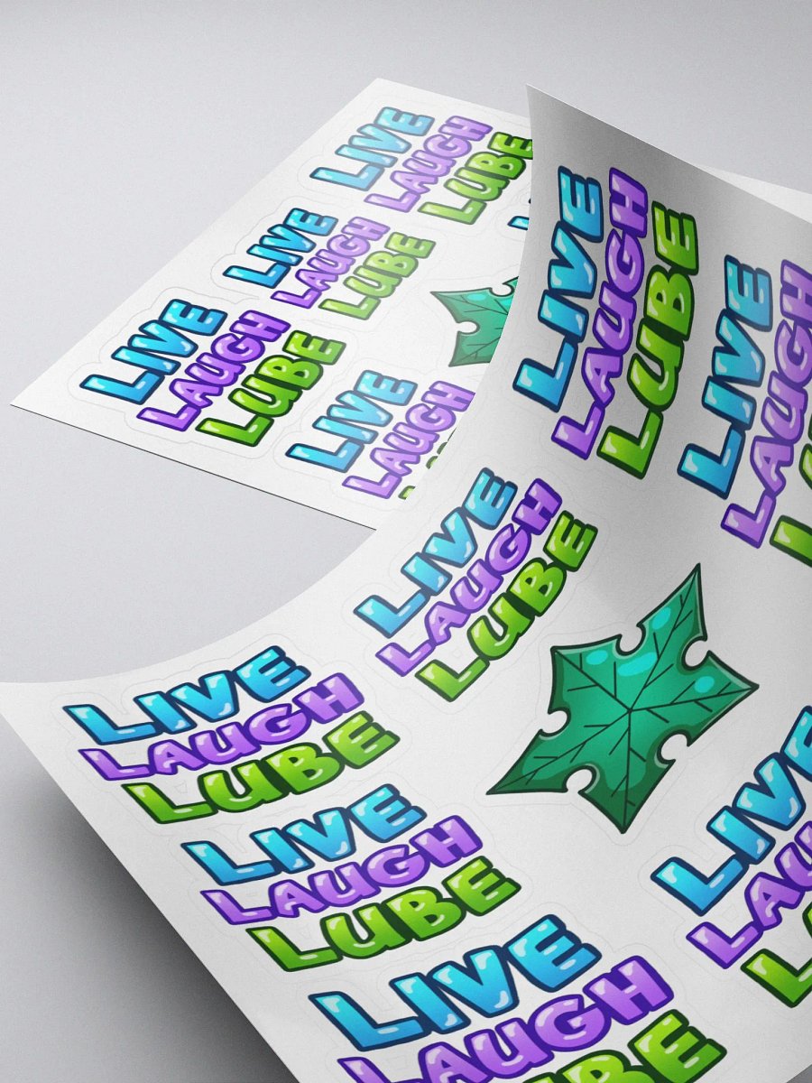 Live Laugh Lube Stickers product image (4)