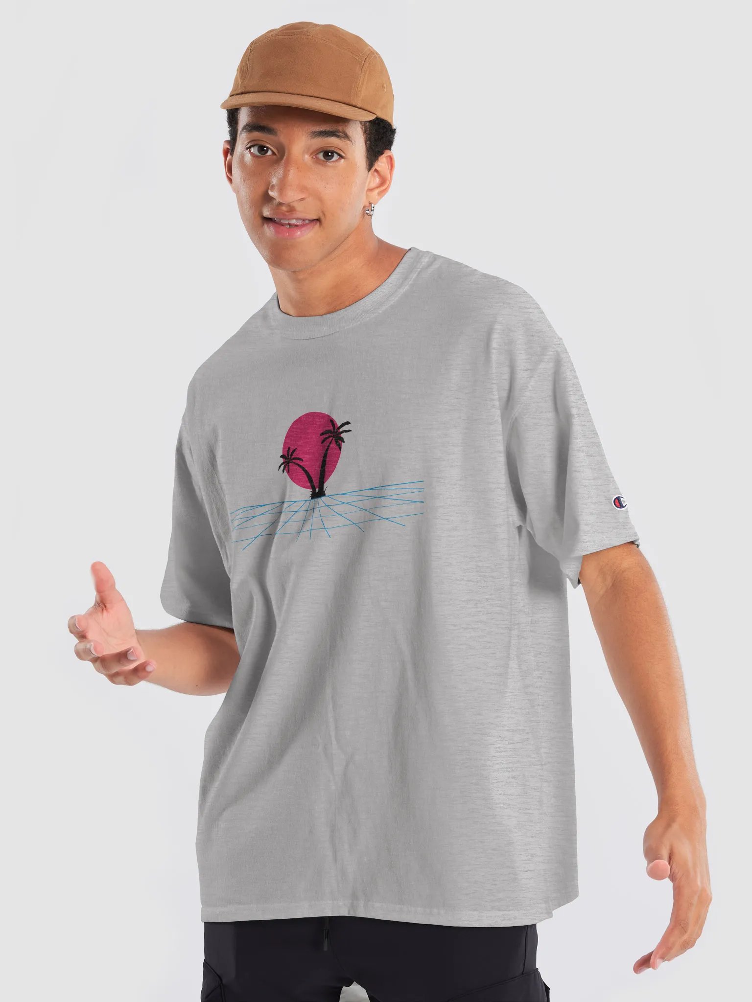 Retro Horizon Palm Tree T-Shirt product image (8)