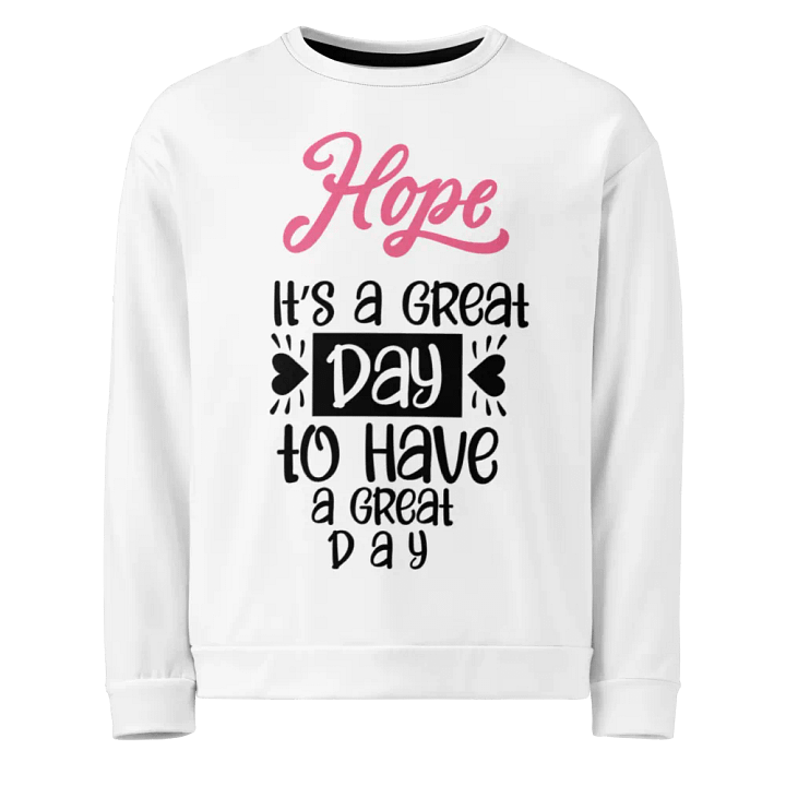 Pink Hope Cursive All-Over Sweatshirt product image (1)