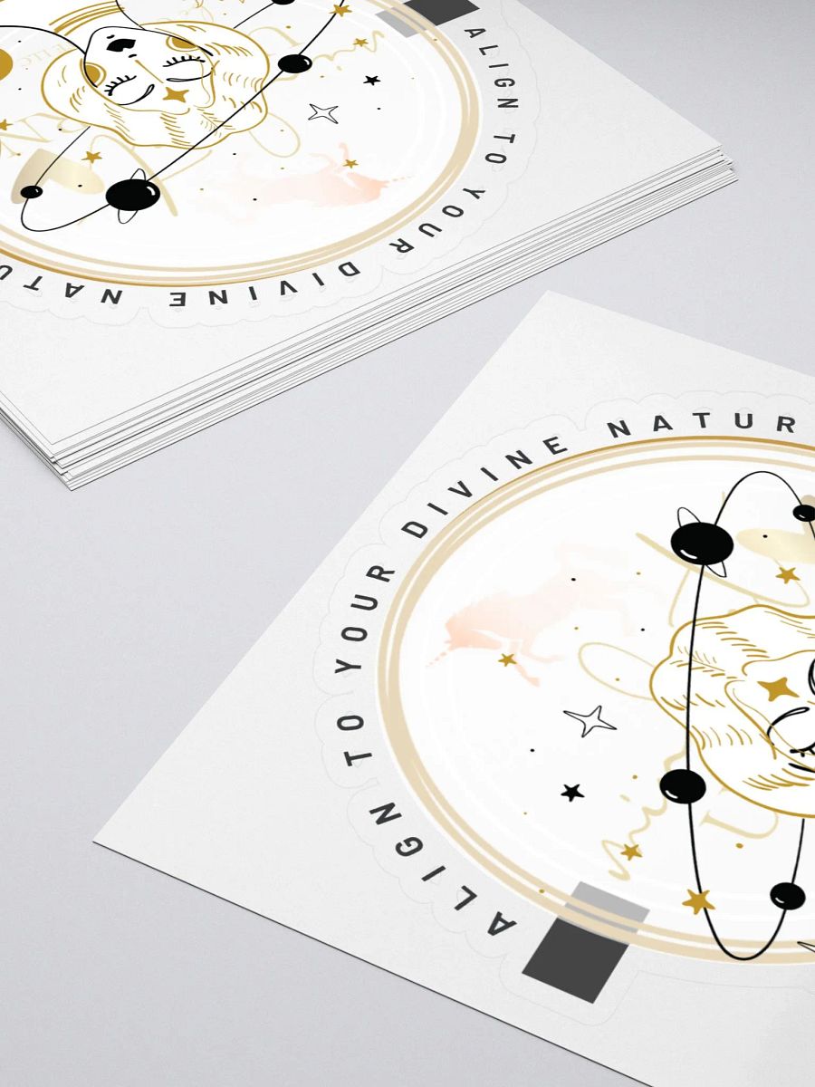 Align To Your Divine Nature Kiss Sticker product image (4)