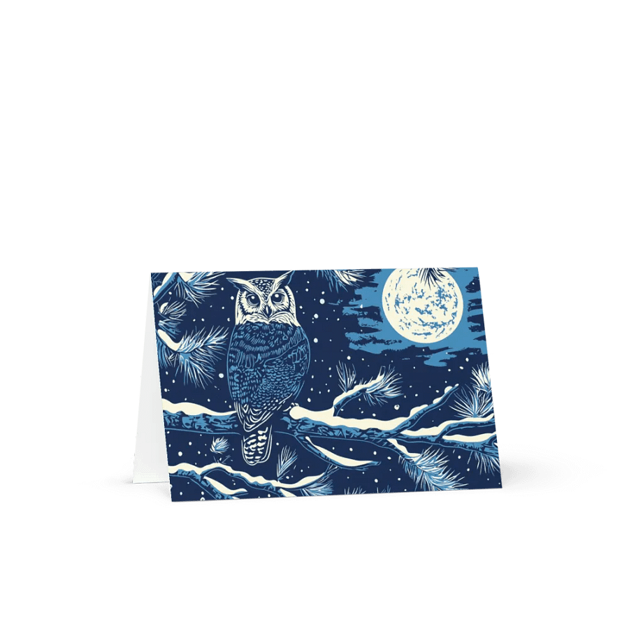 Winter Owl Greeting Card product image (2)