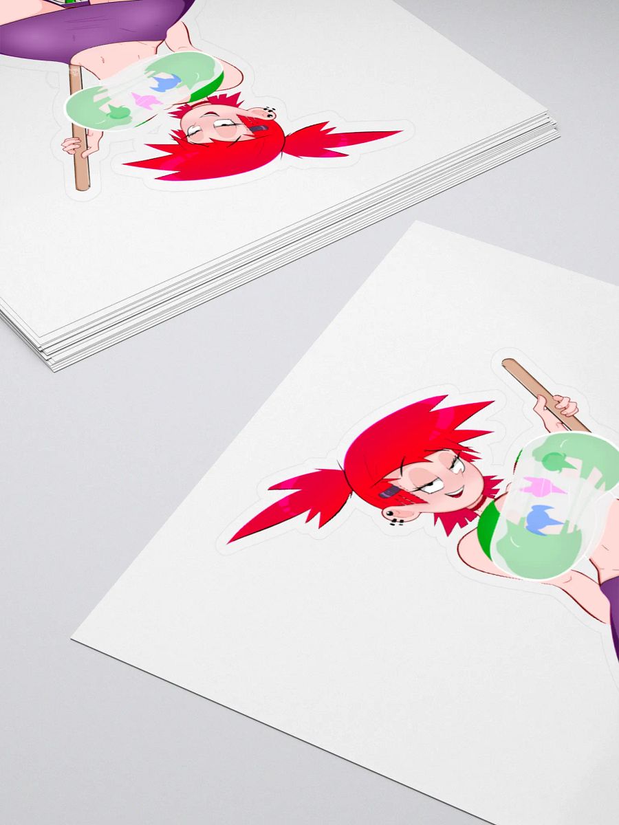Red Haird Janitor Sticker product image (11)