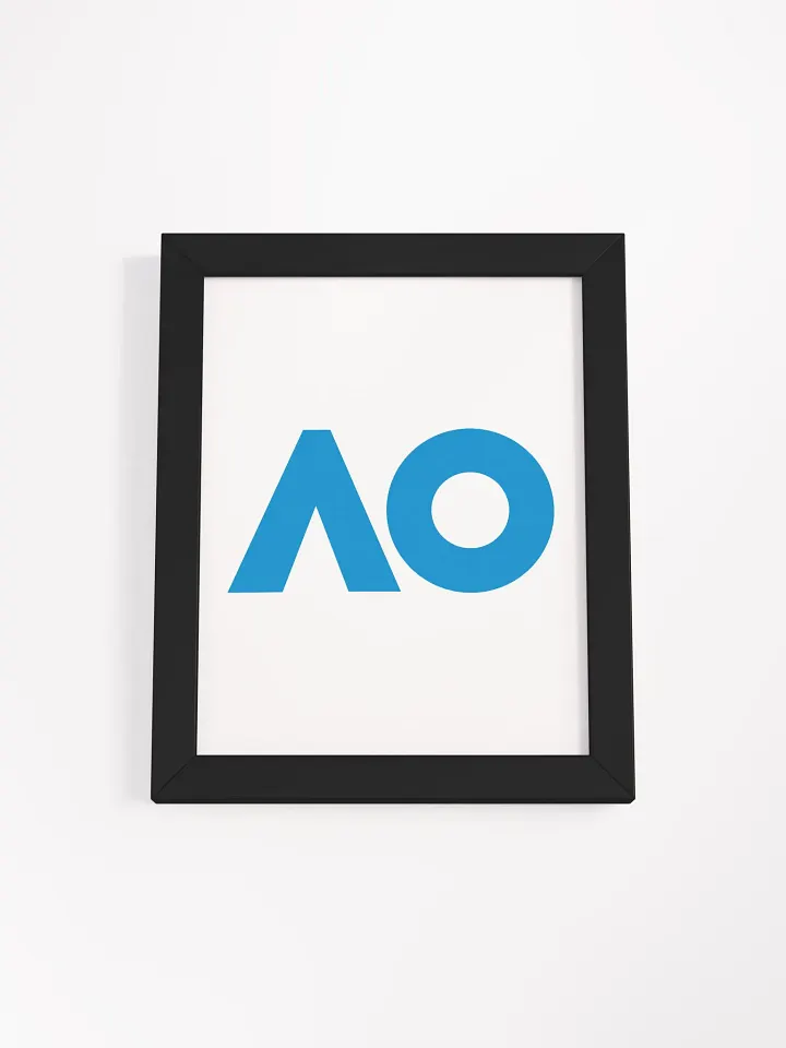 Bold Blue A&O Framed Matte Poster product image (18)