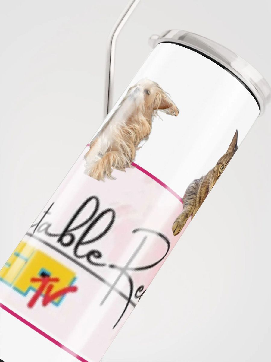 Furry Co-Hosts Logo Stainless Steel Tumbler with Straw product image (10)