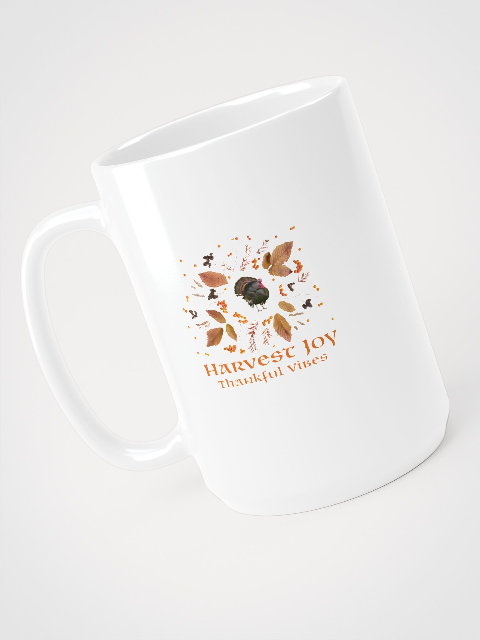 Harvest Joy Thankful Vibes Mug – Fall Warmth product image (4)