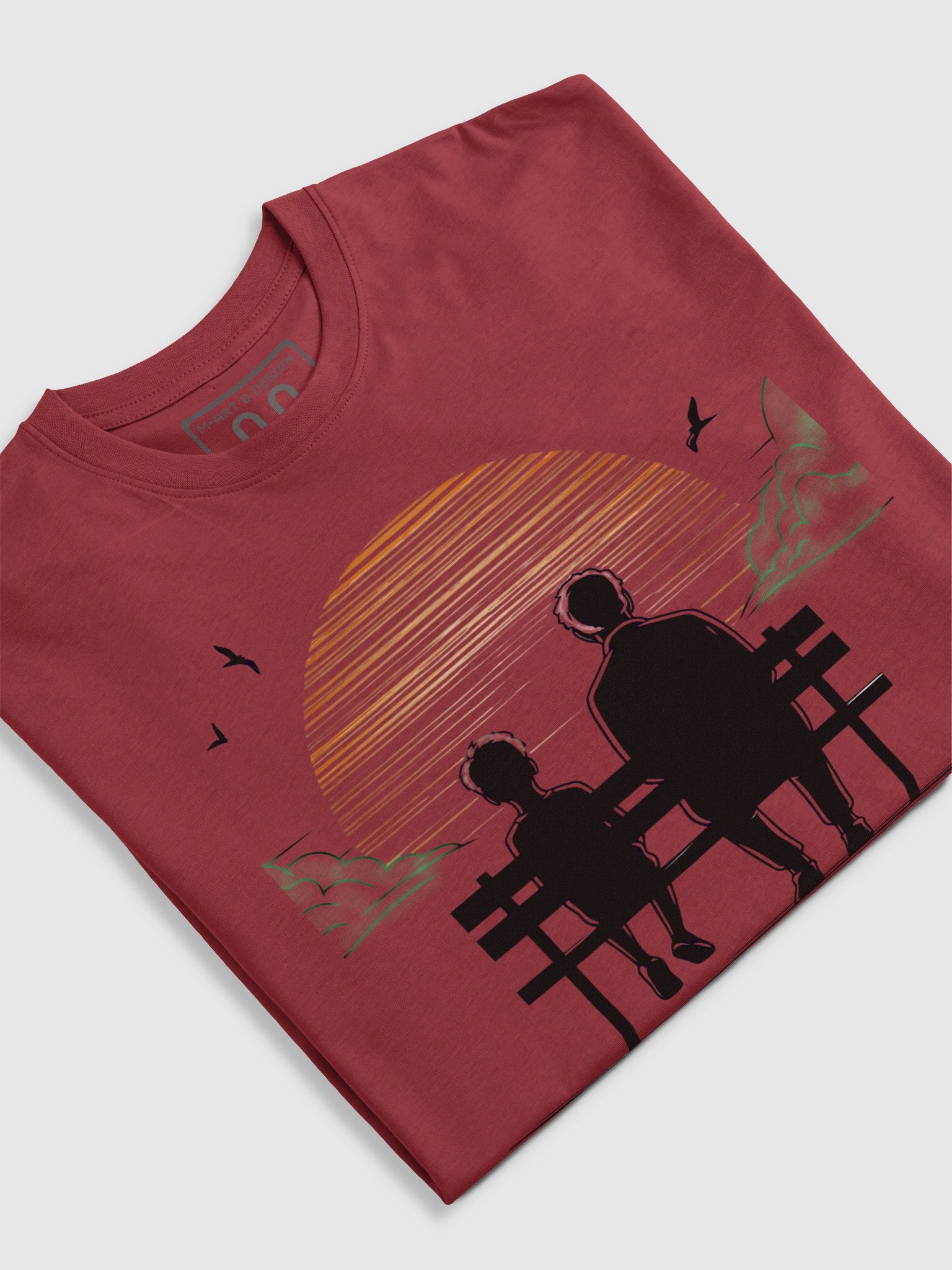 Golden Friendship Silhouette Tee - Heavyweight Tee product image (11)