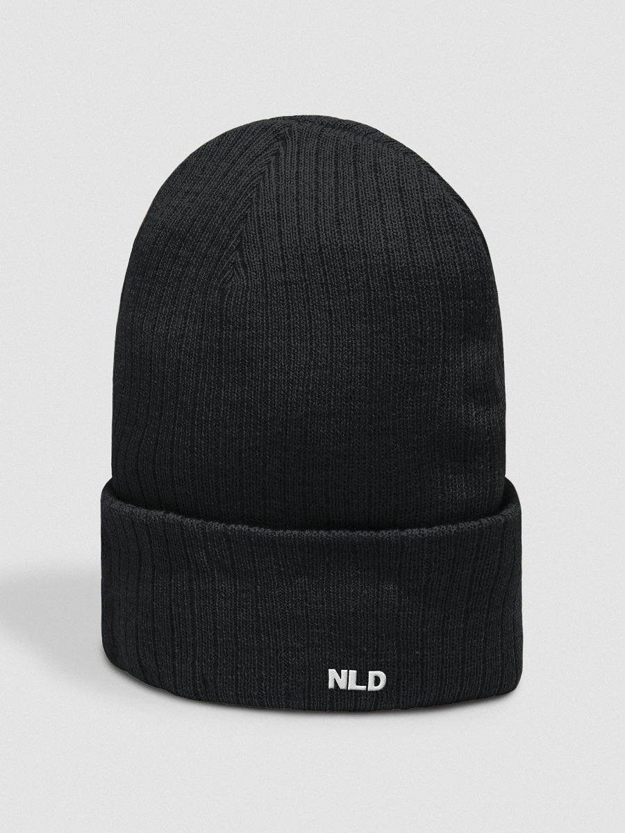 NLD Sleek Monochrome Ribbed Beanie product image (5)