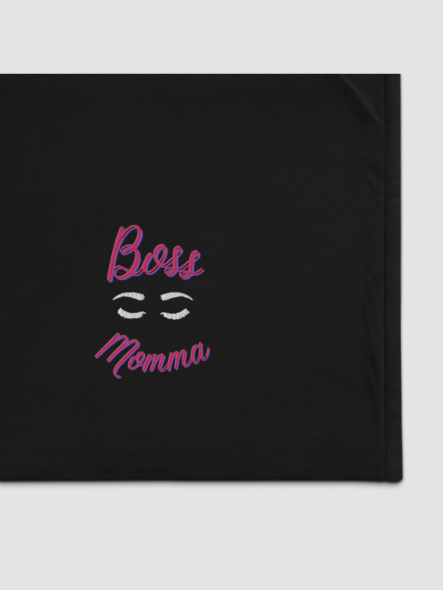 [Boss momma] Port Authority Embroidered Premium Sherpa Blanket Port Authority BP40 product image (1)
