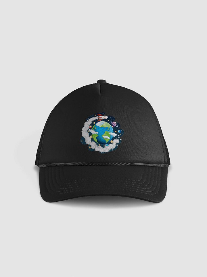 Galactic Explorer Foam Trucker Hat – Bold Style for Cosmic Minds product image (1)