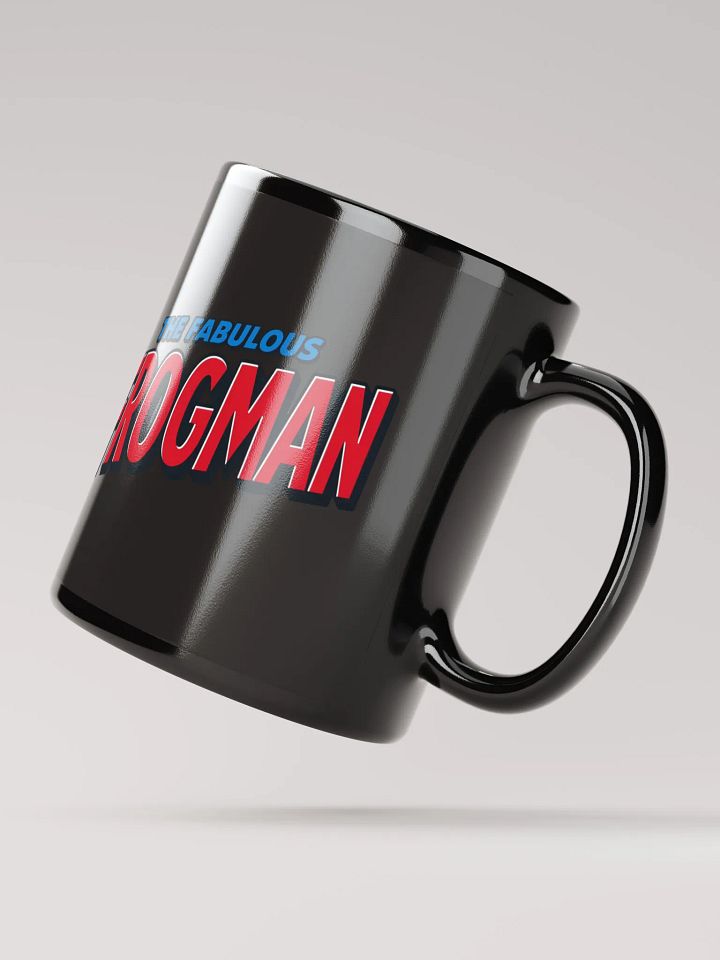 Fabulous Frogman Logo + Meme Face Black Mug product image (3)