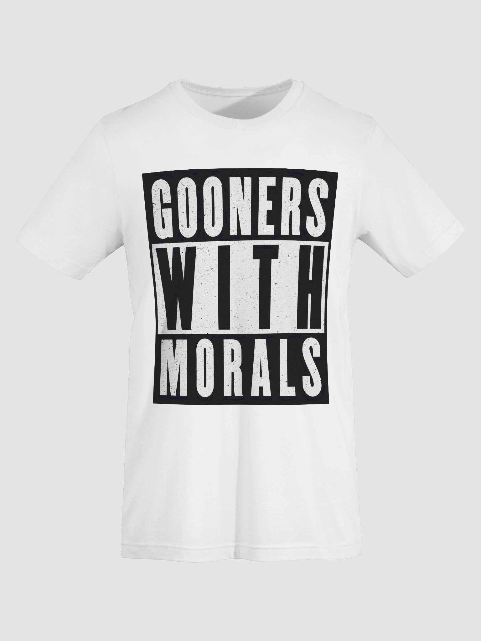 gooner T shirt white product image (7)