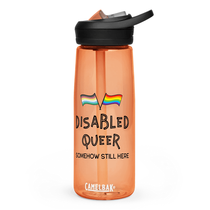 Disabled Queer Still Here Camelbak bottle product image (13)