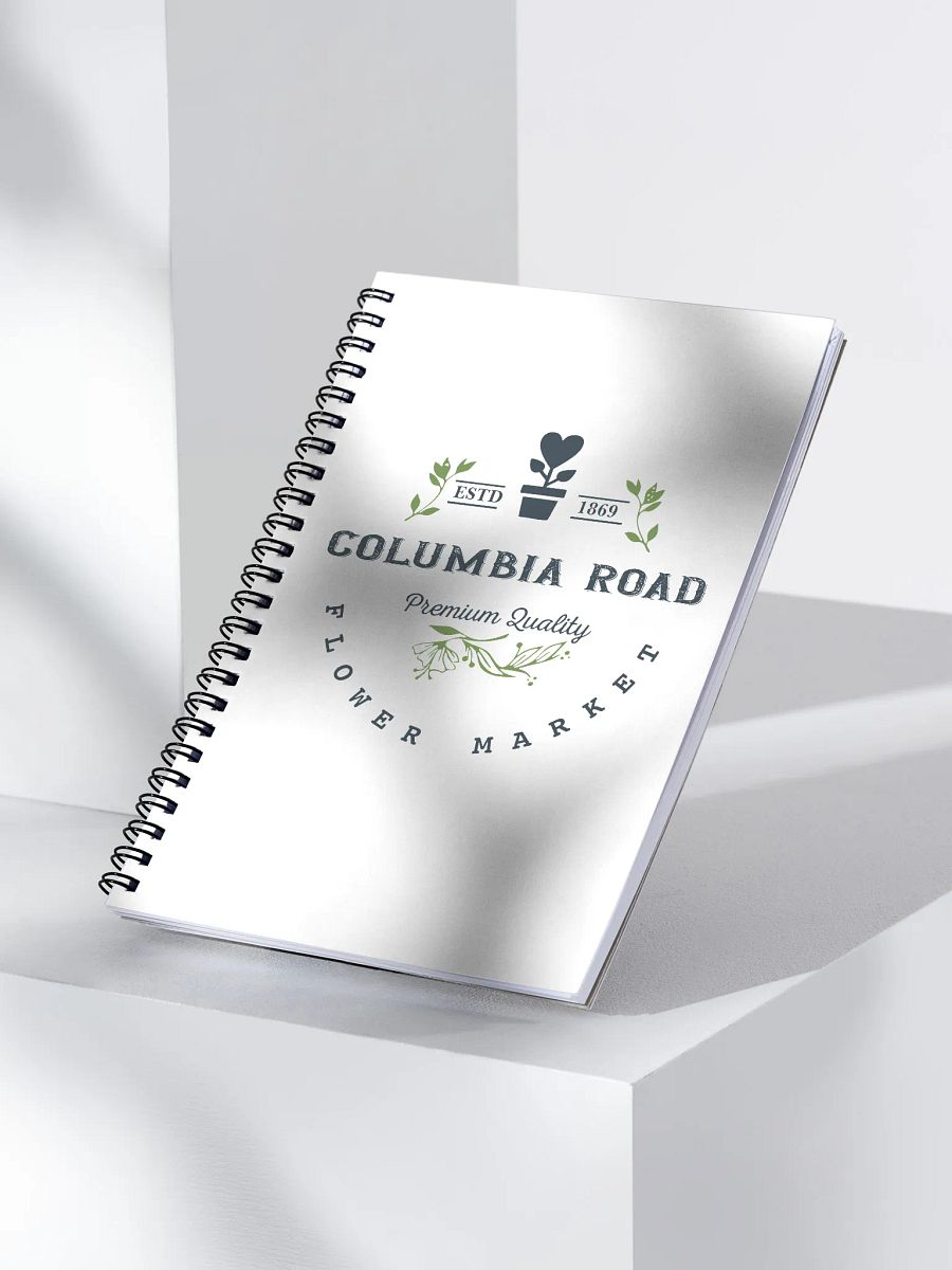 Columbia Road Flower Market Spiral Notebook product image (3)