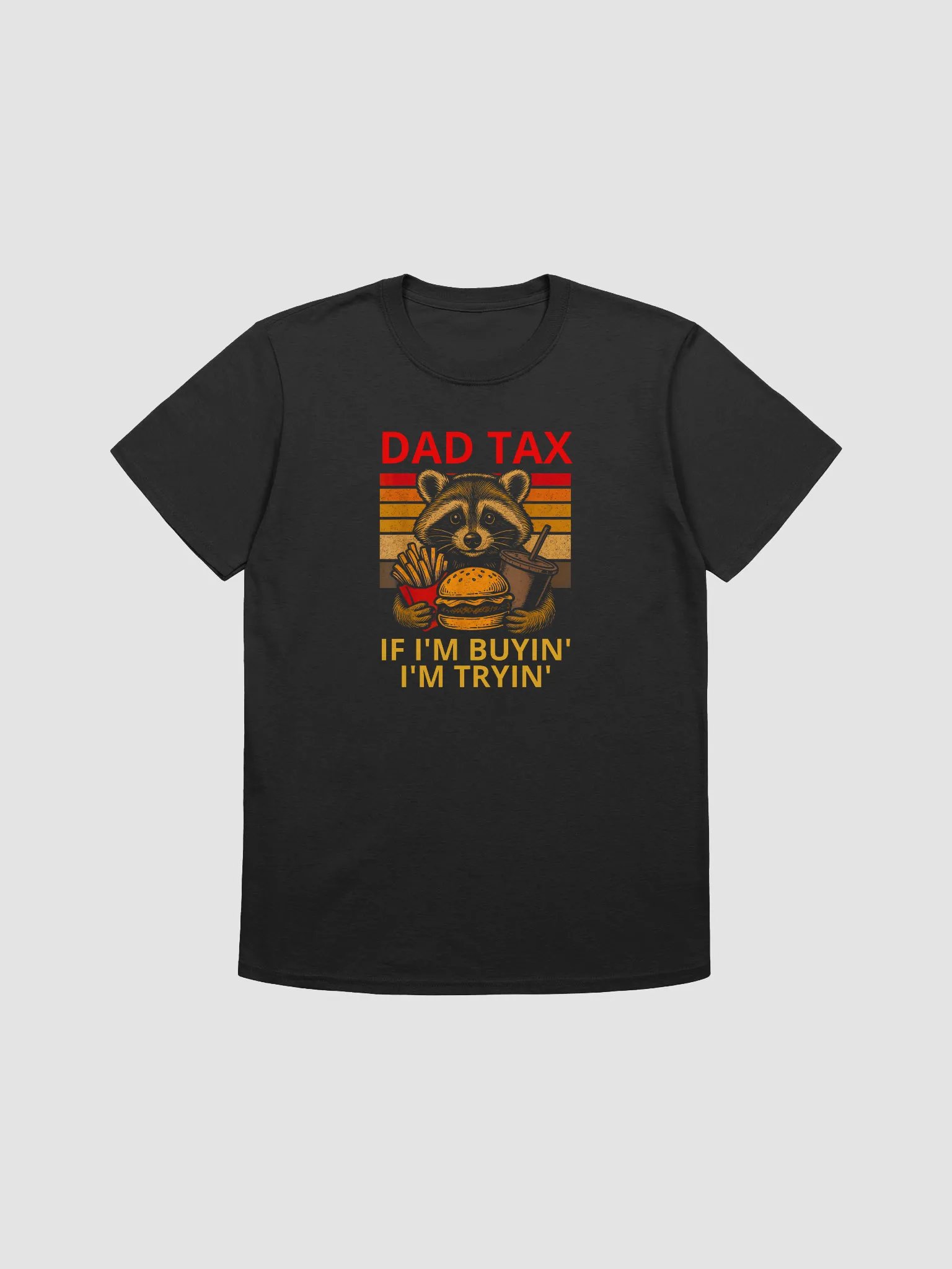 Dad Tax Raccoon Unisex Tee product image (13)