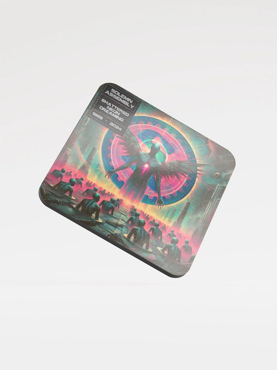 SOLEMN ASSEMBLY SHATTERED NEON DREAMING COASTER product image (3)