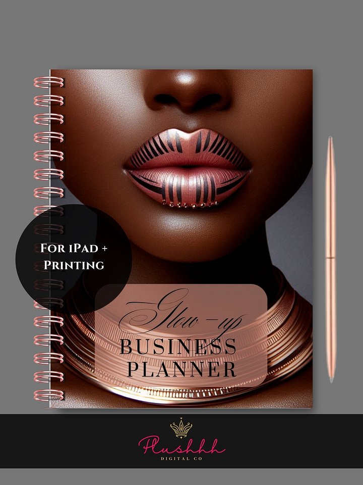 Glow-Up Business Planner – 24-Month Undated product image (2)