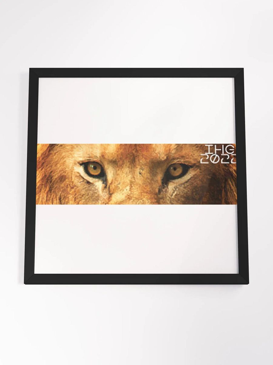 Lion Eyes Digital Drawing Framed Print product image (4)