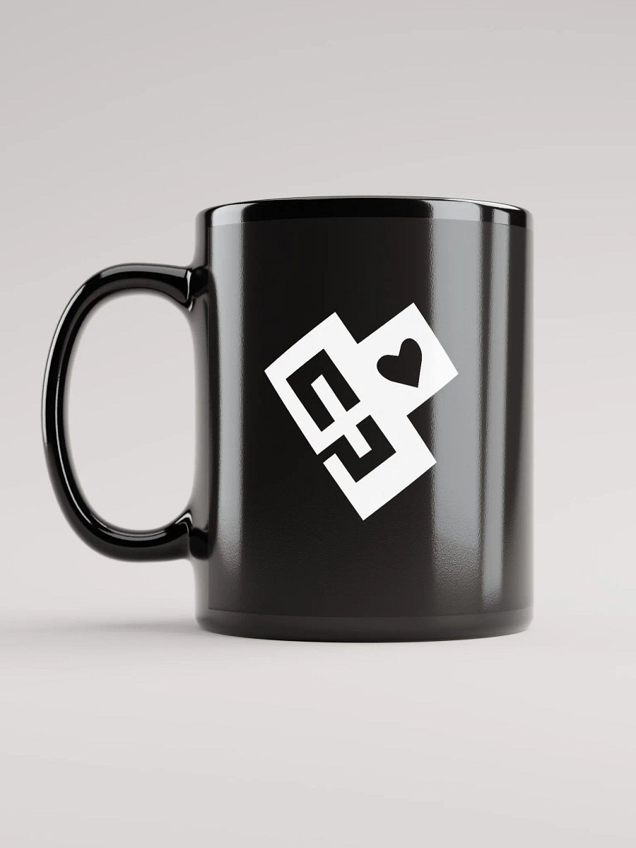 OptimusProcrastinus HeartChip Mug (White on Black) product image (11)