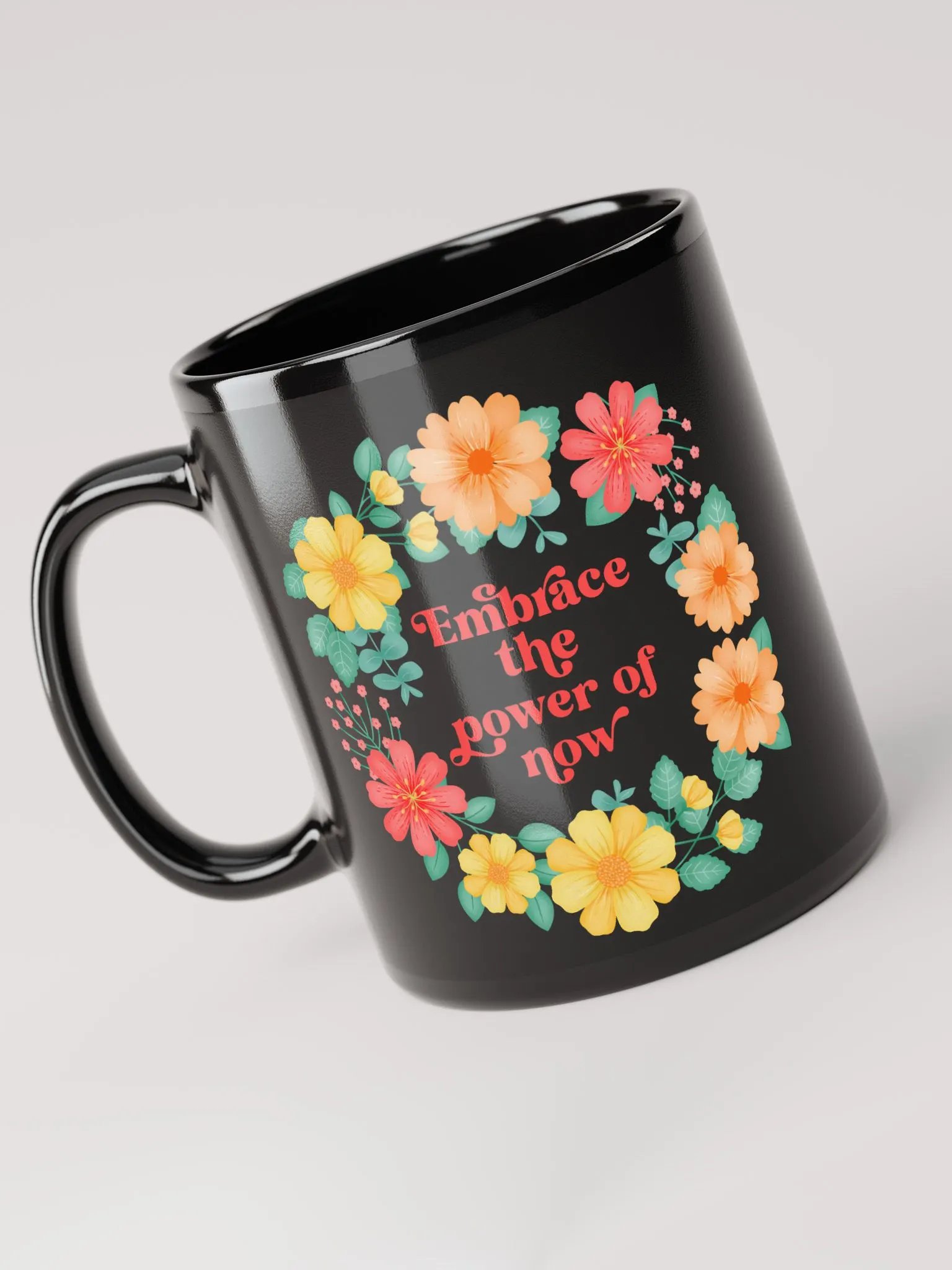 Embrace the power of now - Black Mug product image (6)