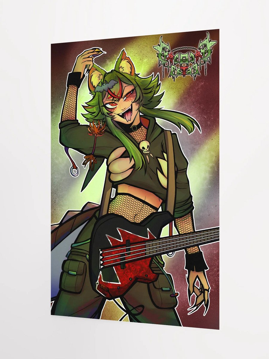 crococat poster! (metal logo) product image (7)