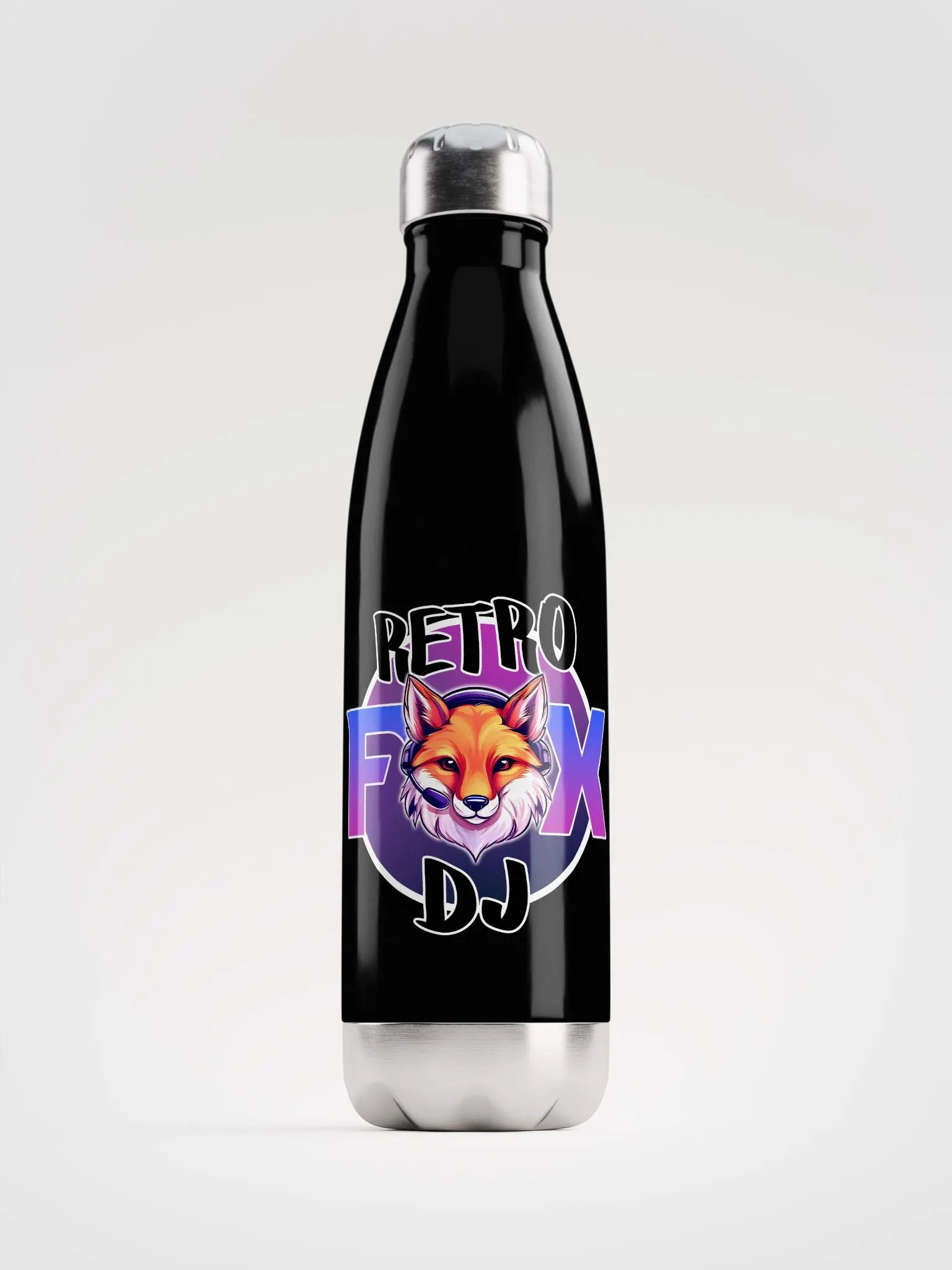 Retro Fox Stainless Steel Water Bottle product image (5)