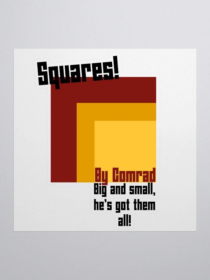Look Square Stickers! product image (1)