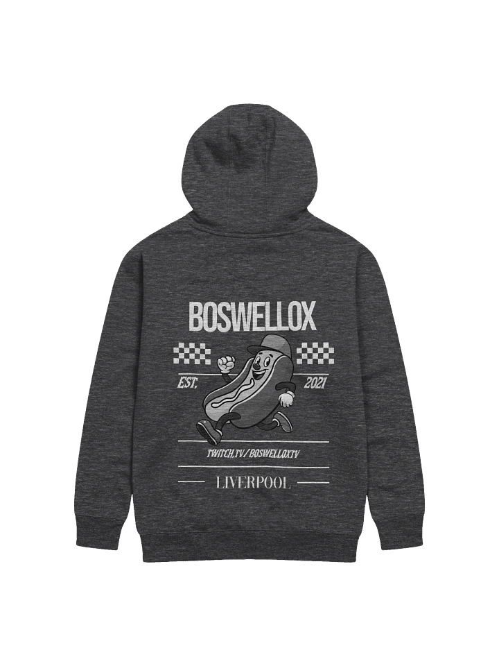 Black Heather Two Tone Hoody product image (2)