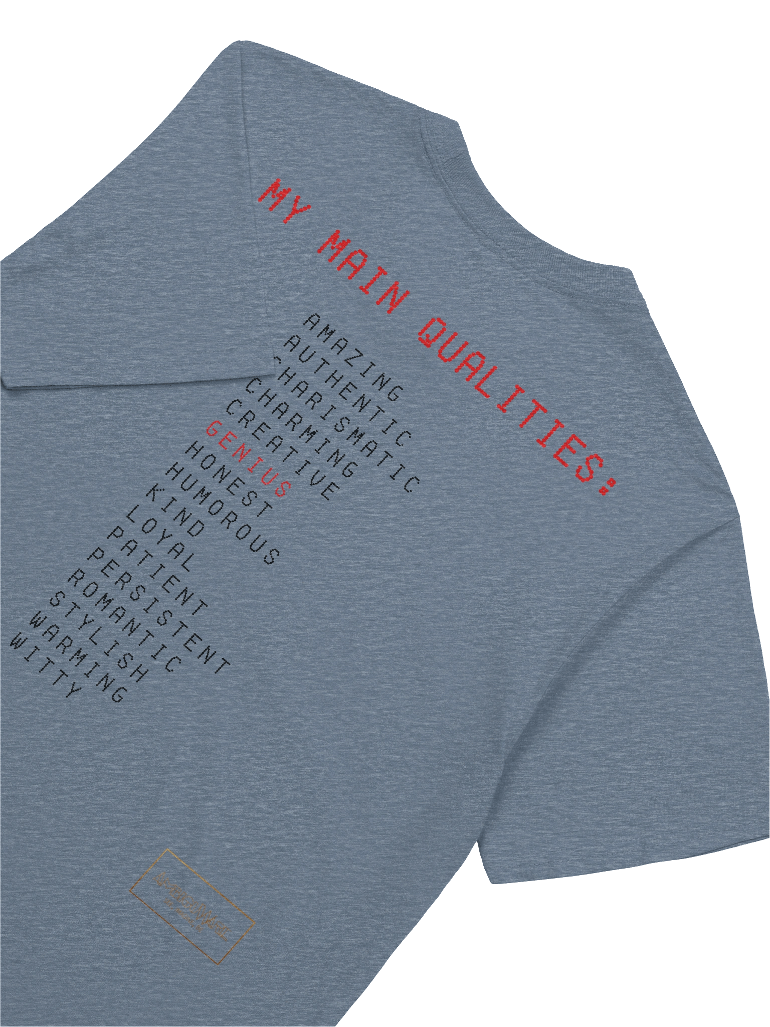 My Main Qualities - T-shirt product image (64)