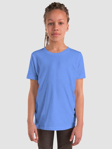 Photo showing Bella+Canvas Youth Short Sleeve T-Shirt