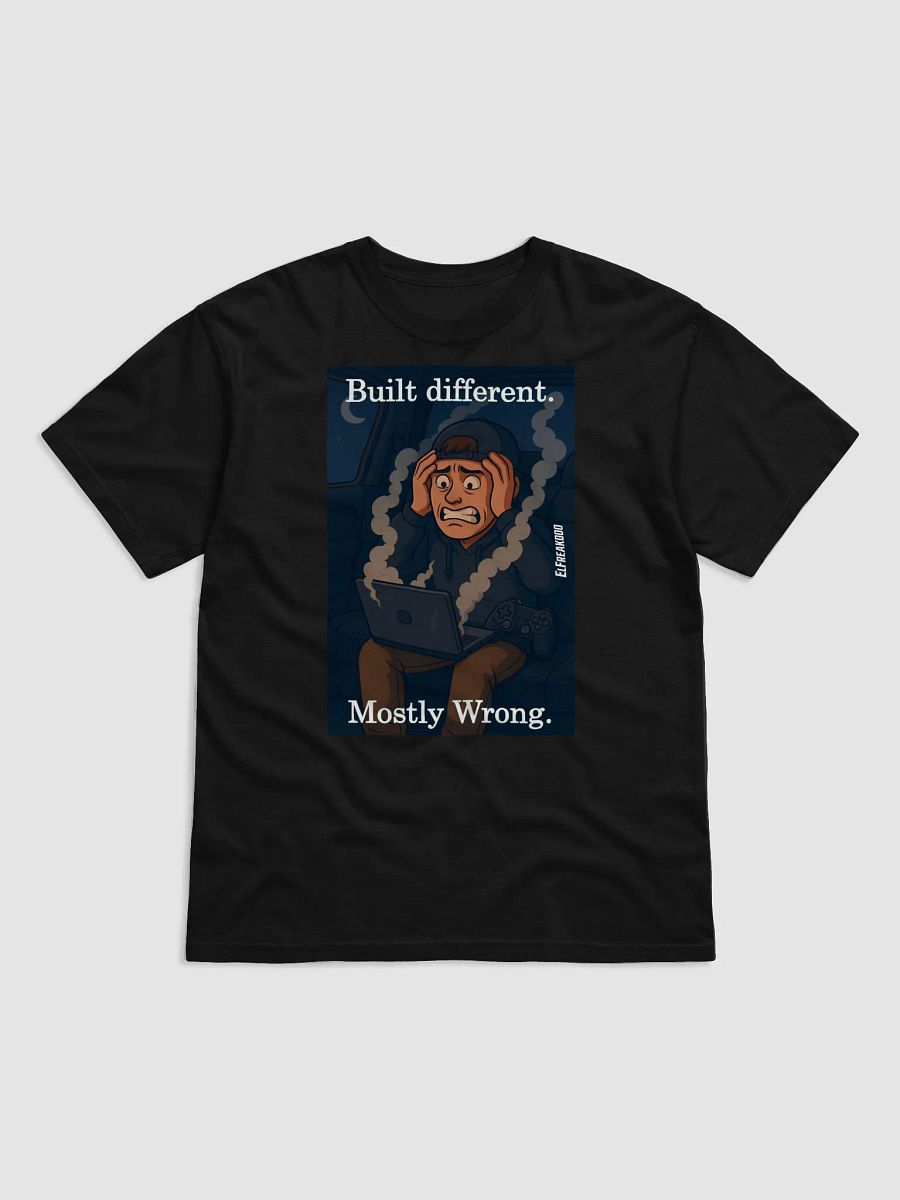 Built Different Black Tee product image (1)