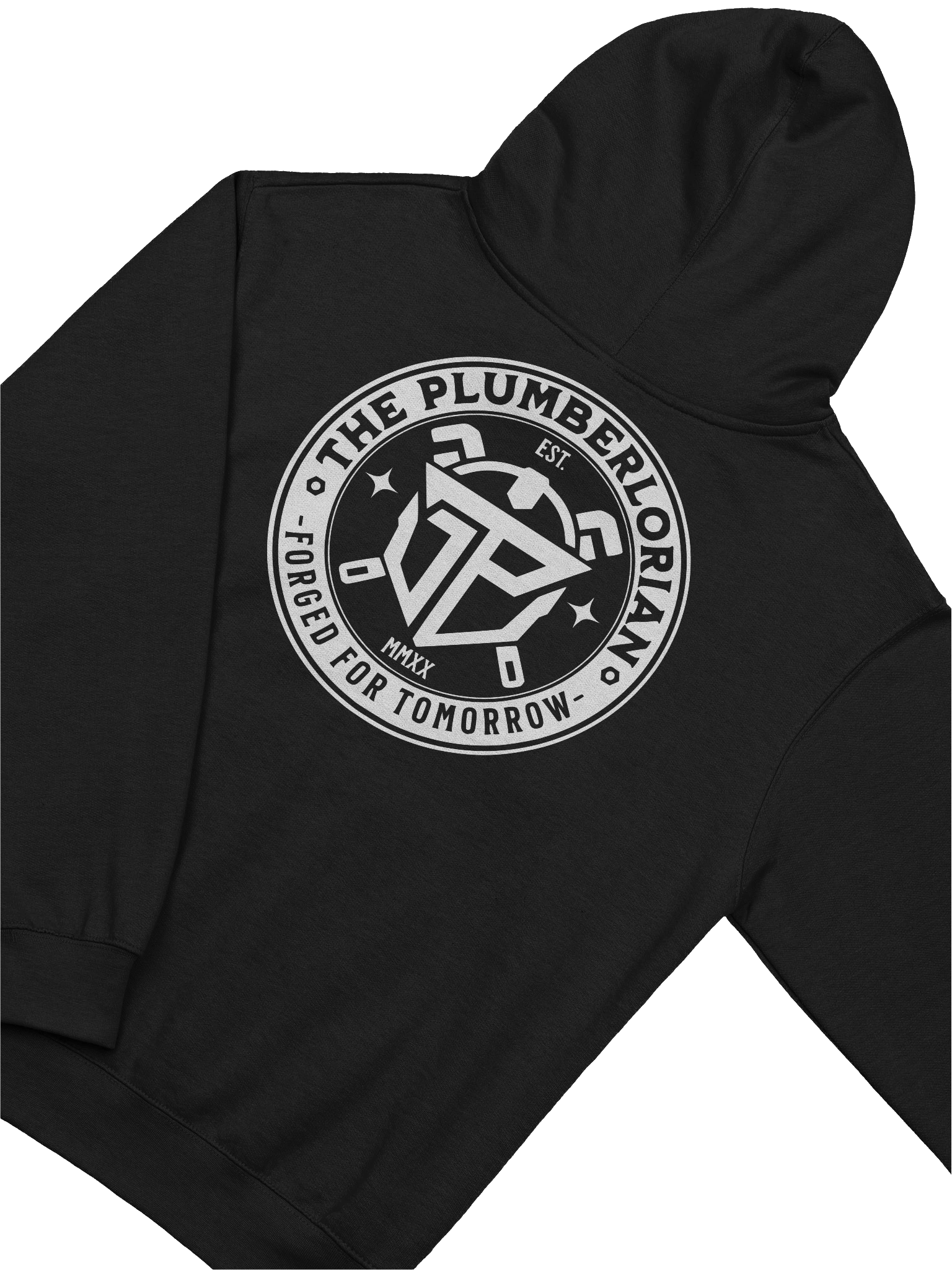 FORGED WHITE EMBLEM HOODIE product image (1)