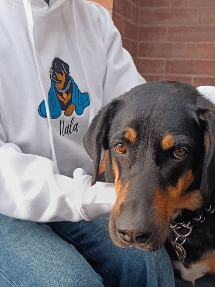 NALA💙 / EMBROIDERED HOODIE product image (1)