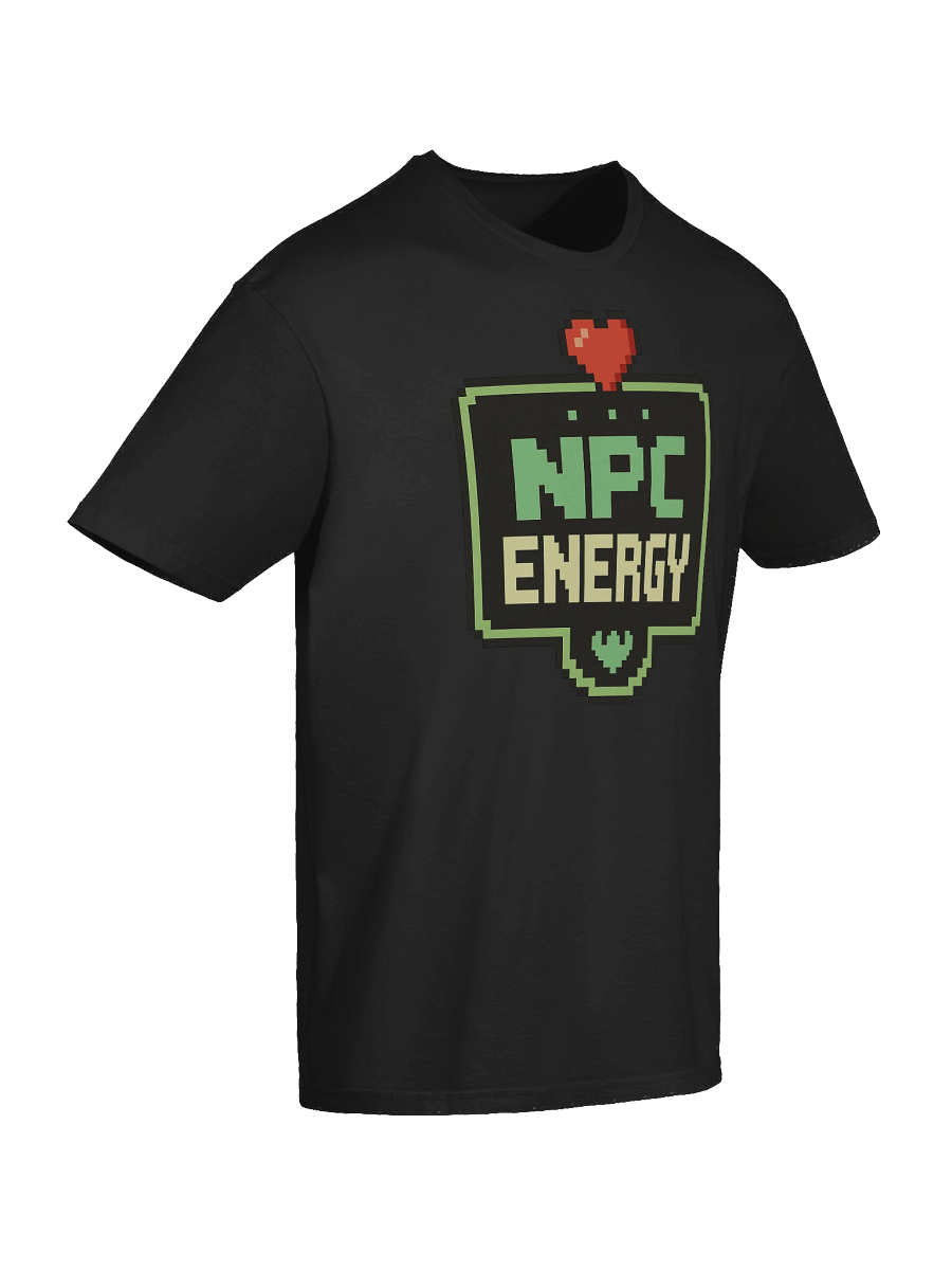 NPC Energy – Retro Pixel Gamer Meme Tee product image (10)