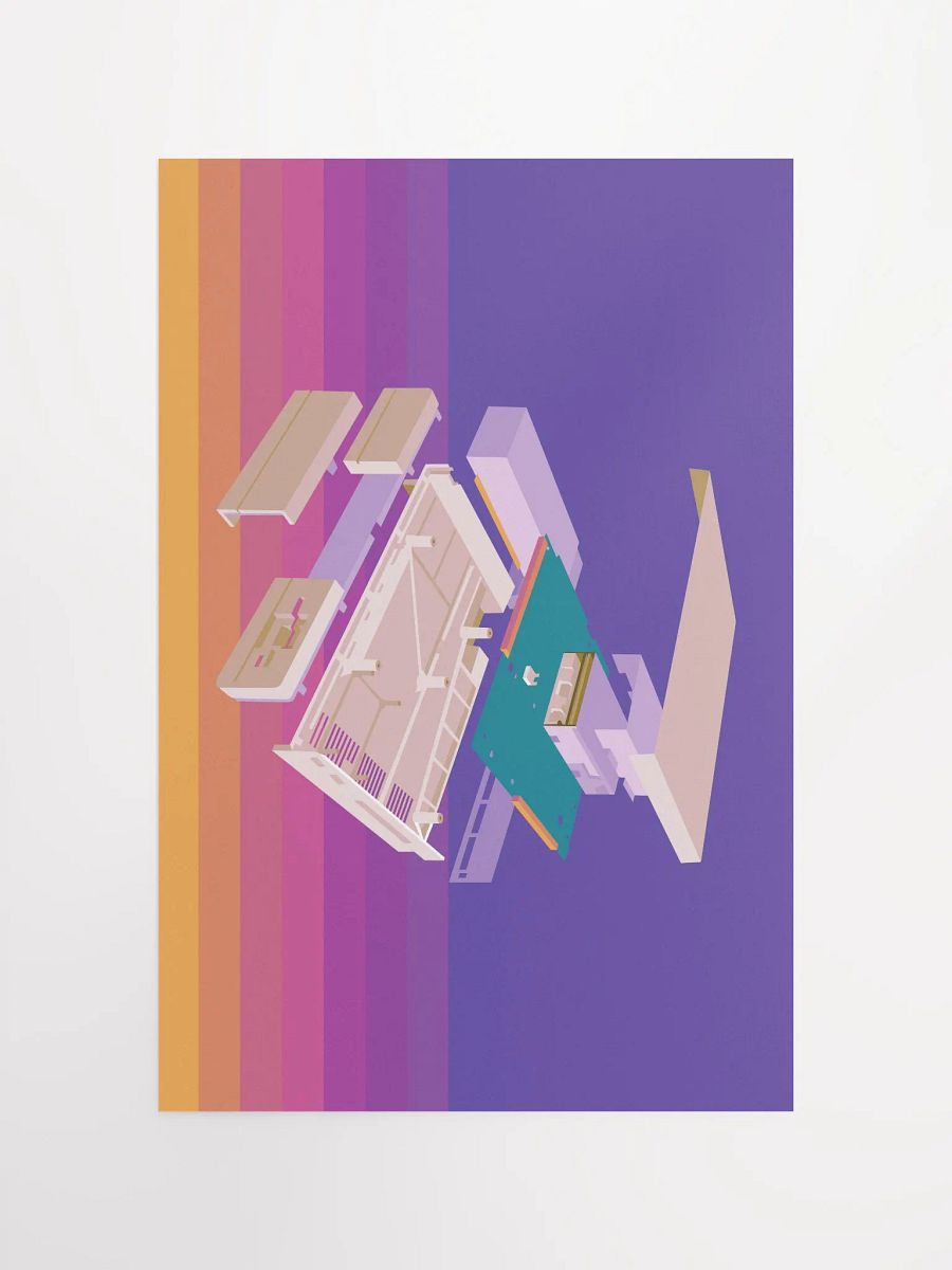 Amiga 1000 Exploded Poster product image (10)
