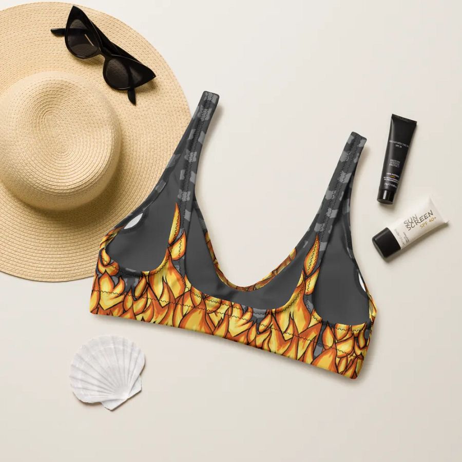 Flames of Burnette Bikini Top product image (6)
