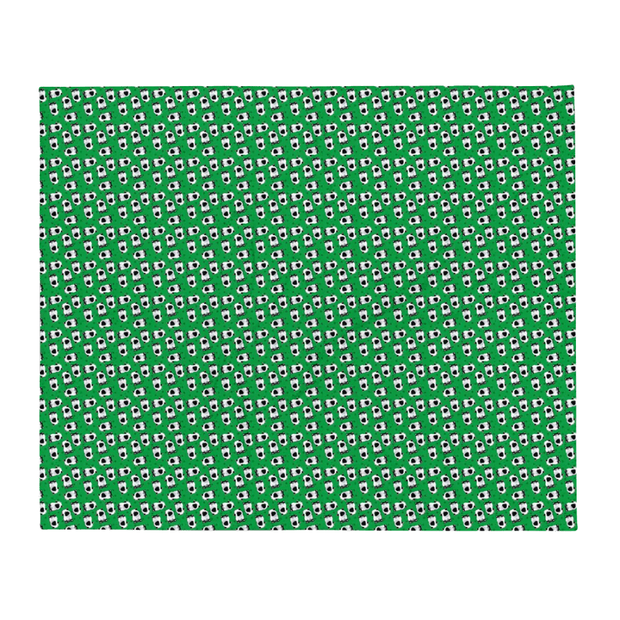 Cute Blacknose Sheep Throw Blanket product image (1)