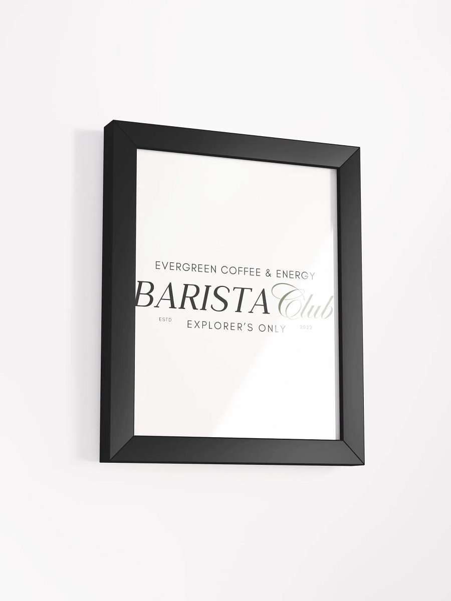 Sip Society | Barista Club Poster product image (4)