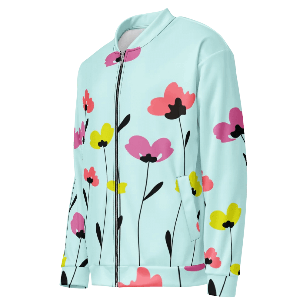 Blossom Breeze All-Over Print Bomber Jacket product image (7)