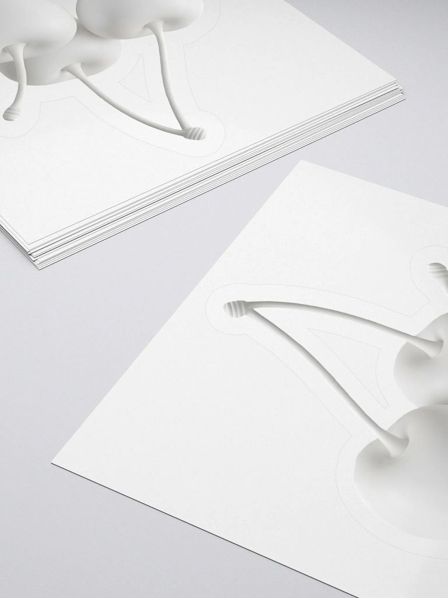 White Cherry Cherry Cherries Sticker product image (12)