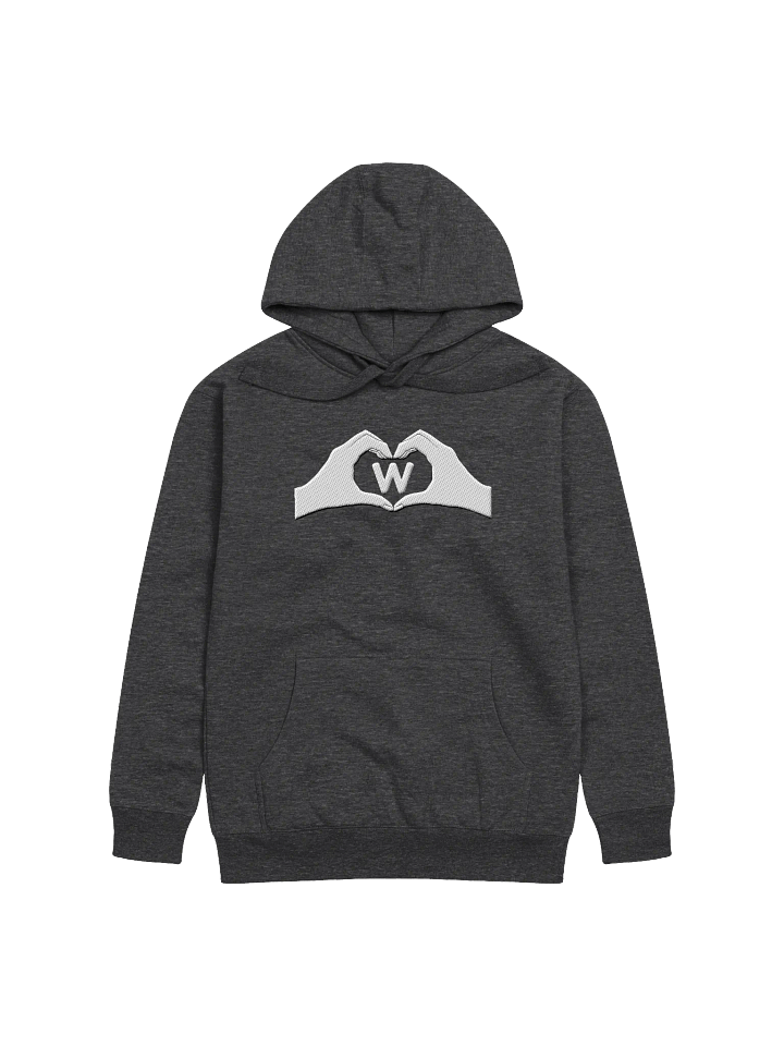 Pixelated Love "W" Embroidered Unisex Hoodie product image (1)