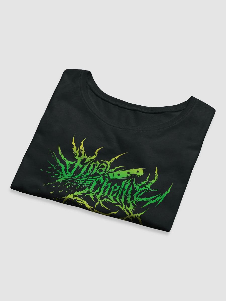Keep It Metal Green Logo Womens Printed Crop Top product image (5)